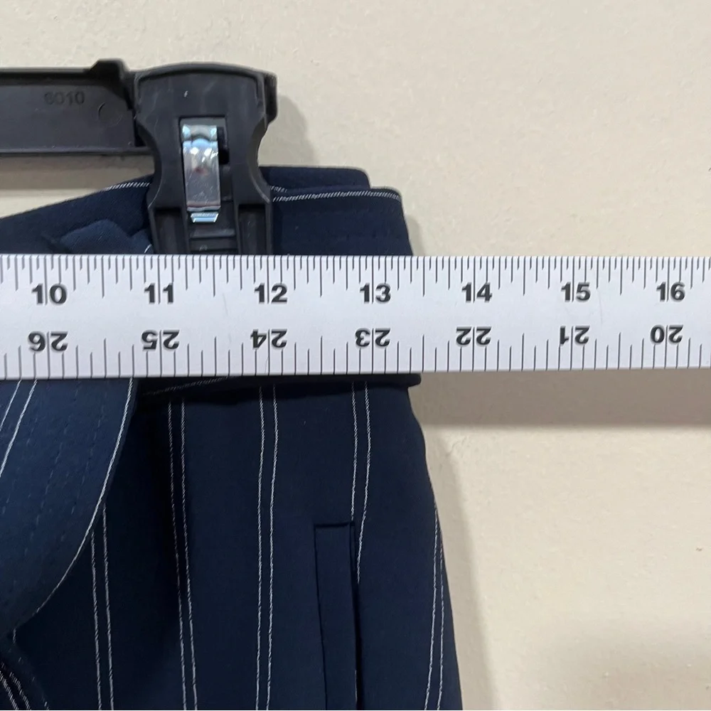 NWT Aritzia Wilfred Tie-Front (Jallade) Pant size 4 striped navy & white - Picture 4 of 12